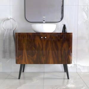 Szafka Art Deco Eve Line 1 orzech wysoki połysk