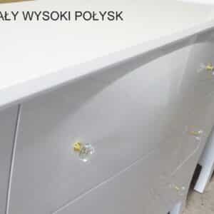 kolor mebla biały wysoki połysk pracownia Fuchs Furniture