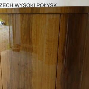kolor mebla orzech wysoki połysk