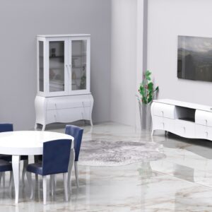 zestaw mebli do salonu glamour biale 1