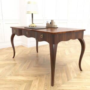 biurko stylowe z drewna