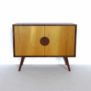 Mid century modern szafka orzech 3