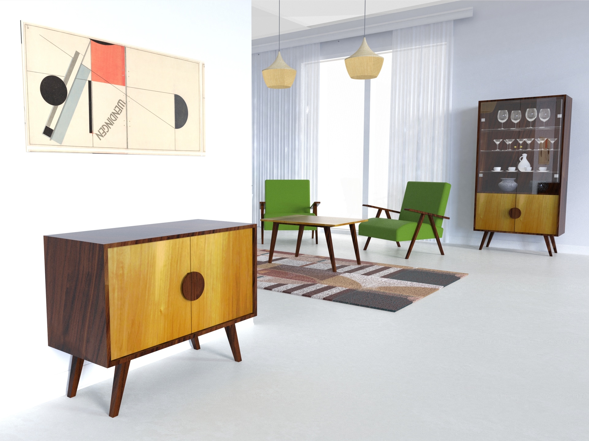 modernism furniture mid century