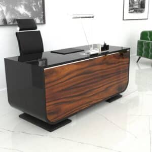 biurko gabinetowe palisander w stylu art deco