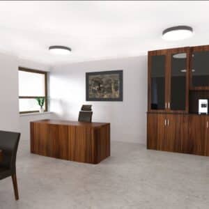 Meble biurowe gabinetowe z drewna