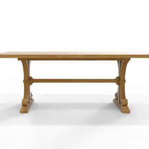 stol duzy debowy masywny lite drewno