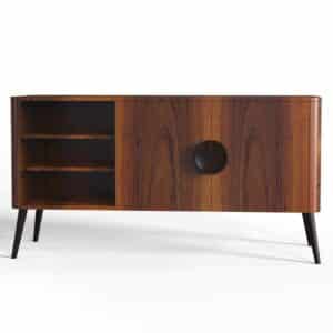 szafka rtv mid century modern drewno