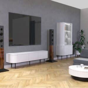 zestaw bialych mebli do salonu glamour 2