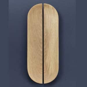 duzy uchwyt debowy 30cm do szafy bowl