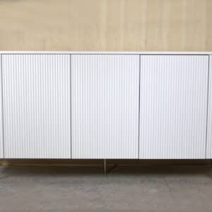 szafka rondo 4 200cm 100cm ryflowana zaokraglona biala polmat 1