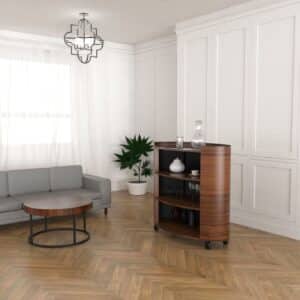 ekskluzywny barek art deco do salonu