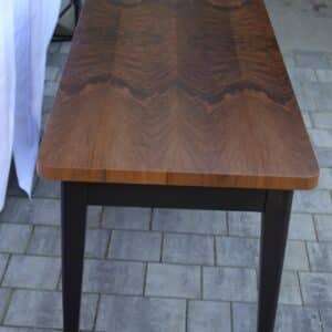 art deco biurko nowoczesne orzech wloski blat