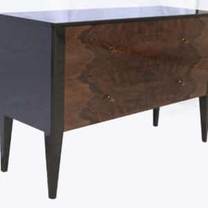 komoda art deco orzech wysoki polysk brazowa 1 2