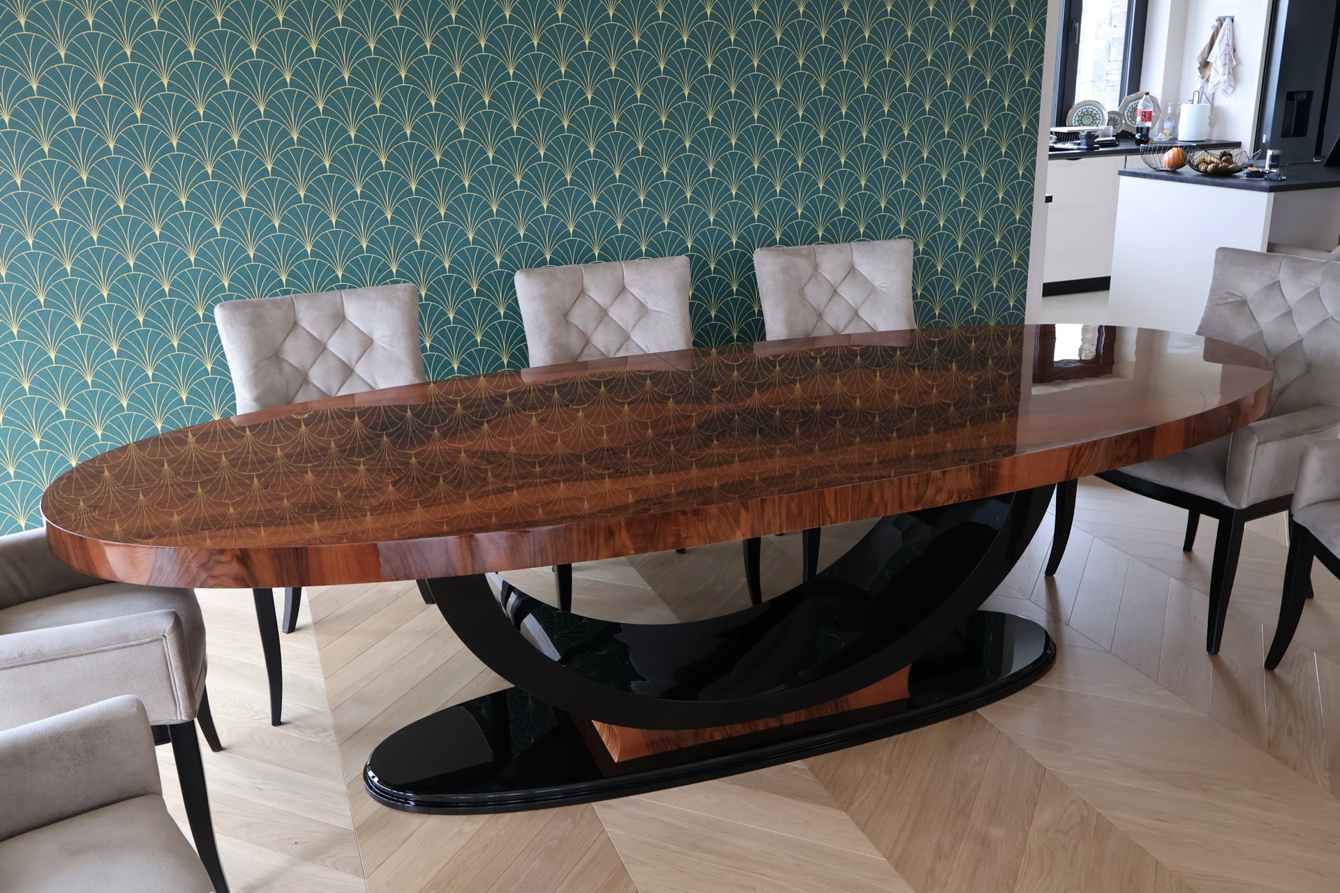 Duży stół U-3 Owal. Dł. 350cm