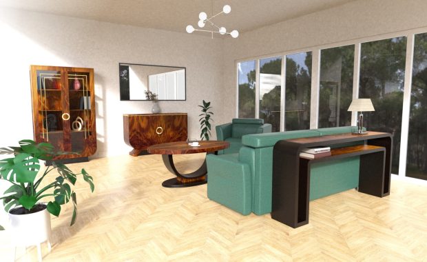 kolekcja mebli art deco nowoczesne