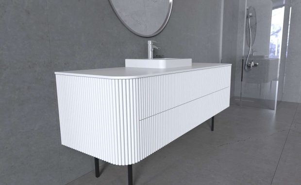 komoda z lamelami front 3d